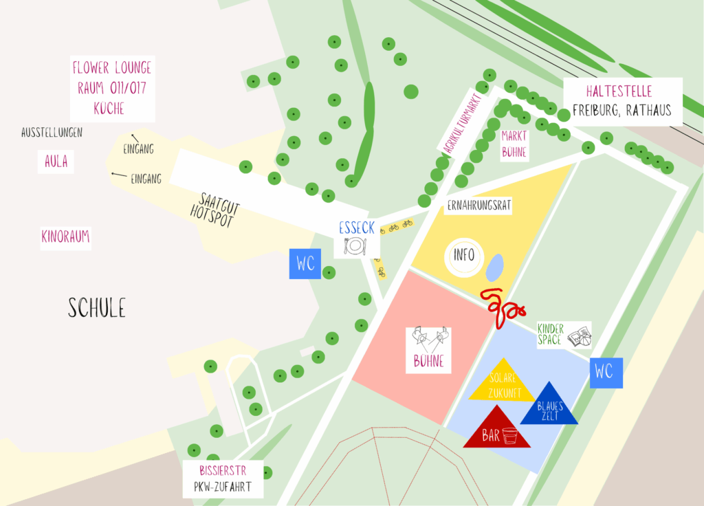 Lageplan Agrikultur Festival 2025